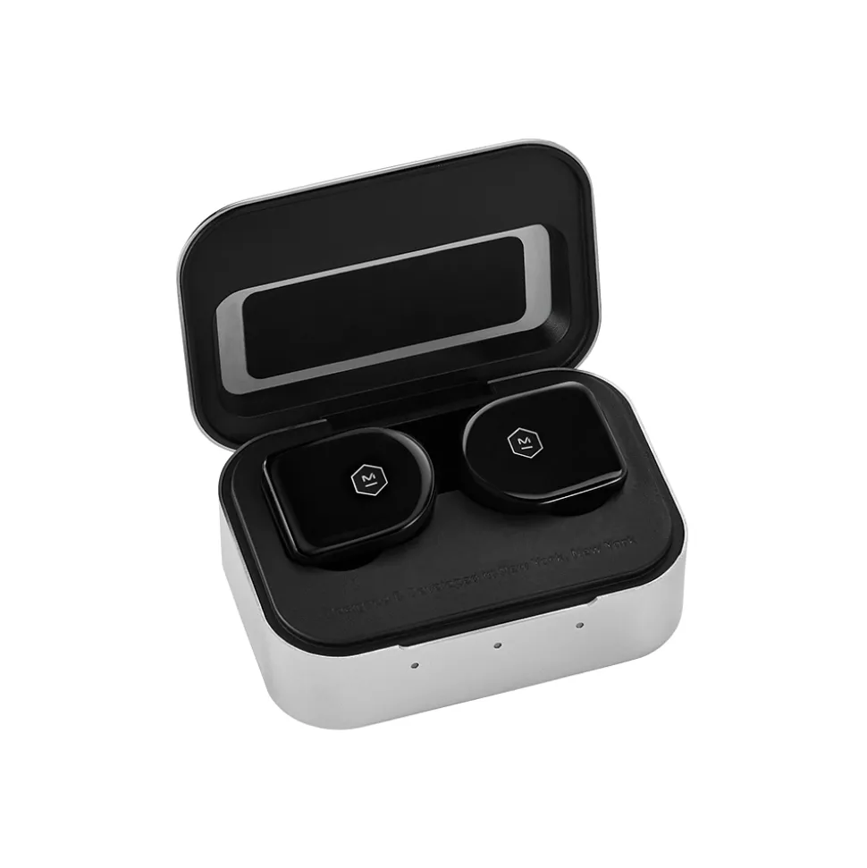 Master & Dynamic - MW07 - Piano Black Acetate - High Quality True Wireless Earphones - Avvenice