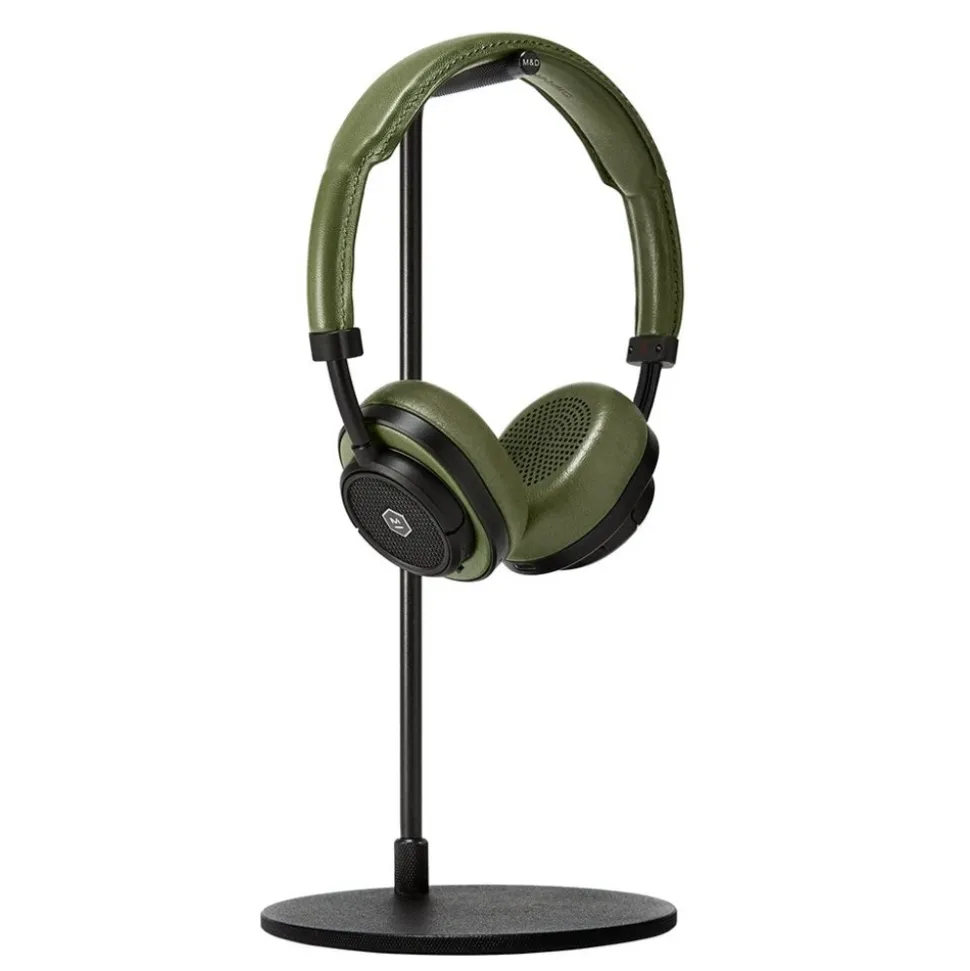 Master & Dynamic - MW50 - Silver Metal / Brown Leather - Premium High Quality and Performance Wireless On-Ear Headphones - Avvenice