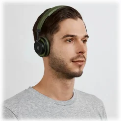 Master & Dynamic - MW50 - Silver Metal / Brown Leather - Premium High Quality and Performance Wireless On-Ear Headphones - Avvenice