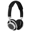 Master & Dynamic - MW50+ - Silver Metal / Black Leather - Premium High Quality Wireless 2-in-1 On + Over-Ear Headphones - Avvenice