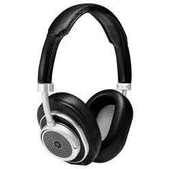 Master & Dynamic - MW50+ - Silver Metal / Black Leather - Premium High Quality Wireless 2-in-1 On + Over-Ear Headphones - Avvenice