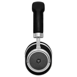Master & Dynamic - MW50+ - Silver Metal / Black Leather - Premium High Quality Wireless 2-in-1 On + Over-Ear Headphones - Avvenice