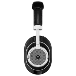 Master & Dynamic - MW50+ - Silver Metal / Black Leather - Premium High Quality Wireless 2-in-1 On + Over-Ear Headphones - Avvenice