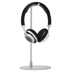 Master & Dynamic - MW50+ - Silver Metal / Black Leather - Premium High Quality Wireless 2-in-1 On + Over-Ear Headphones - Avvenice