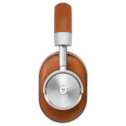 Master & Dynamic - MW60 - Silver Metal / Brown Leather - Premium High Quality and Performance Wireless Over-Ear Headphones - Avvenice