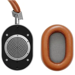 Master & Dynamic - MW60 - Silver Metal / Brown Leather - Premium High Quality and Performance Wireless Over-Ear Headphones - Avvenice