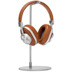 Master & Dynamic - MW60 - Silver Metal / Brown Leather - Premium High Quality and Performance Wireless Over-Ear Headphones - Avvenice