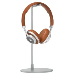 Master & Dynamic - MW50+ - Silver Metal / Brown Leather - Premium High Quality Wireless 2-in-1 On + Over-Ear Headphones - Avvenice
