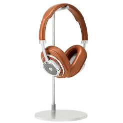 Master & Dynamic - MW50+ - Silver Metal / Brown Leather - Premium High Quality Wireless 2-in-1 On + Over-Ear Headphones - Avvenice