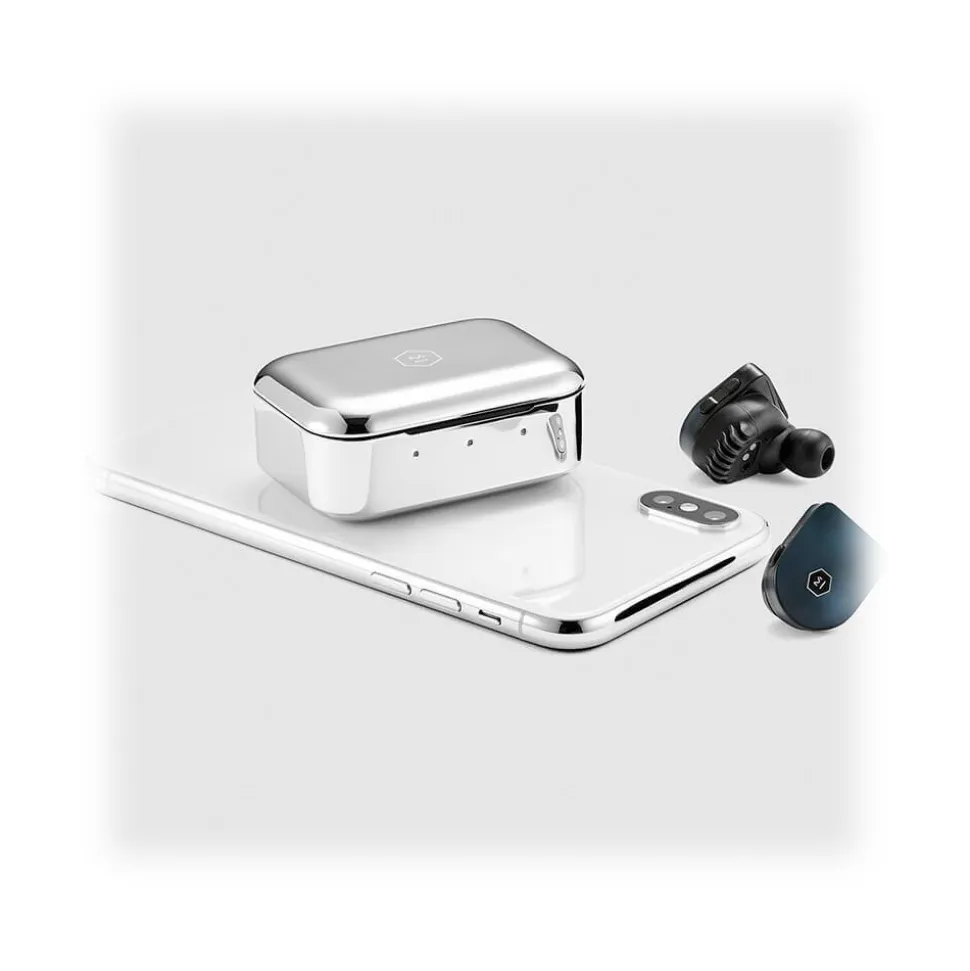 Master & Dynamic - MW07 - Steel Blue Acetate - High Quality True Wireless Earphones - Avvenice