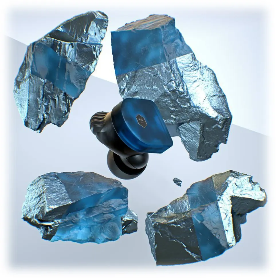 Master & Dynamic - MW07 - Steel Blue Acetate - High Quality True Wireless Earphones - Avvenice