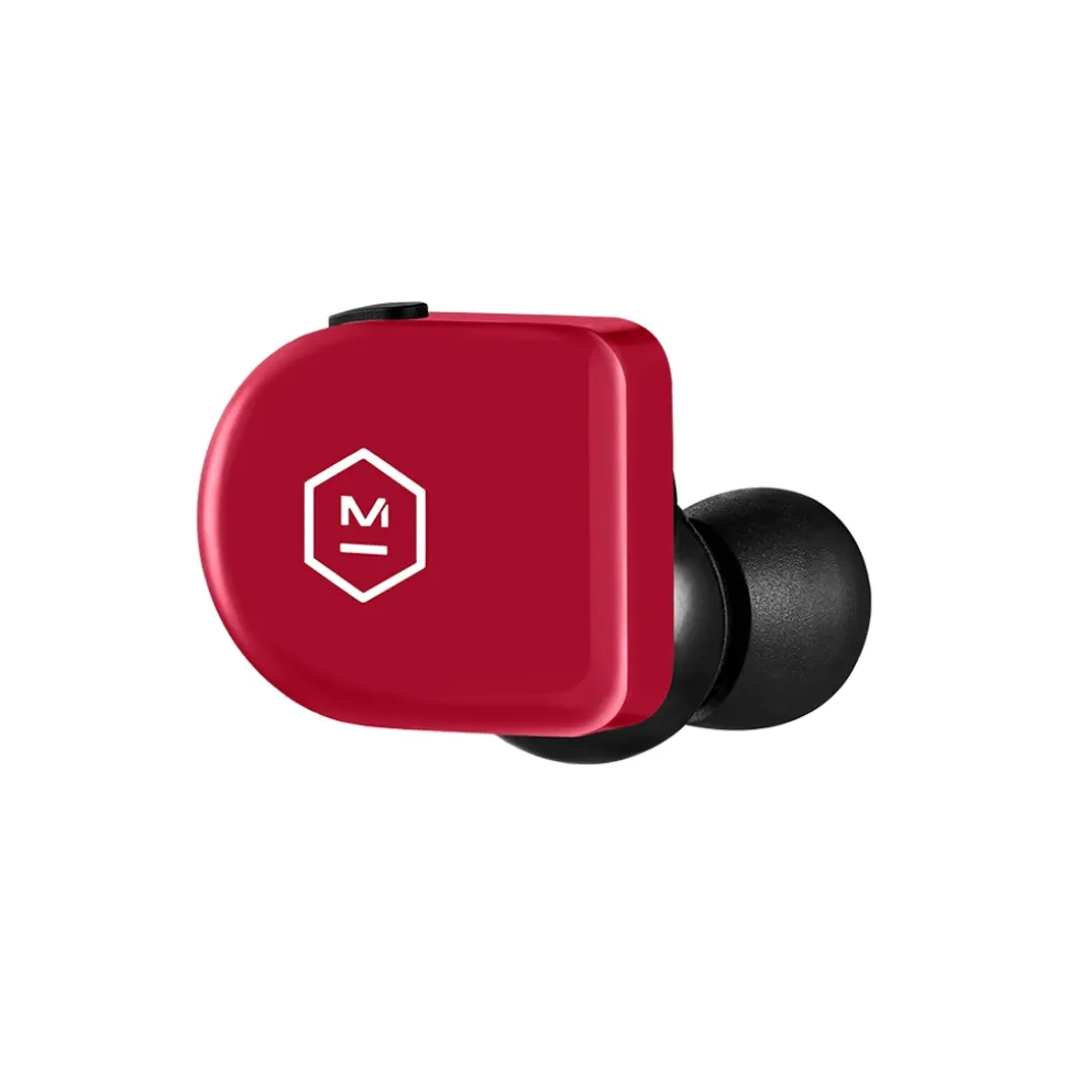 Master & Dynamic - MW07 Go - Red Flame - High Quality True Wireless In-Ear Earphones - Avvenice
