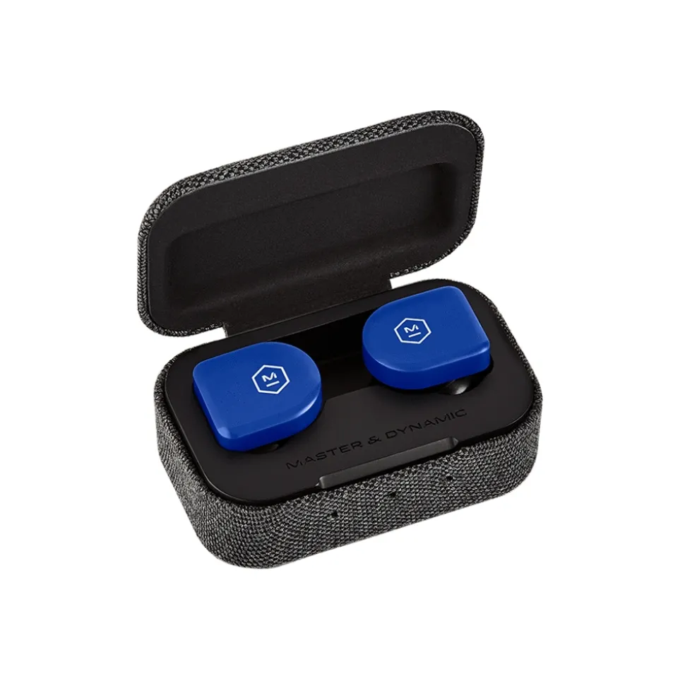 Master & Dynamic - MW07 Go - Electric Blue - High Quality True Wireless In-Ear Earphones - Avvenice