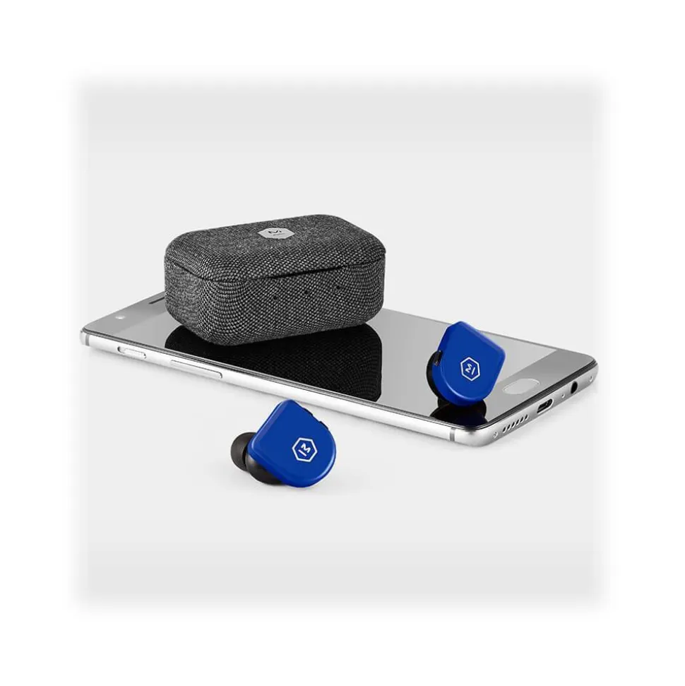 Master & Dynamic - MW07 Go - Electric Blue - High Quality True Wireless In-Ear Earphones - Avvenice