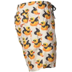 MC2 Saint Barth - Boxer Swimsuit in Duck with Cape Pattern - White - Luxury Exclusive Collection - Avvenice