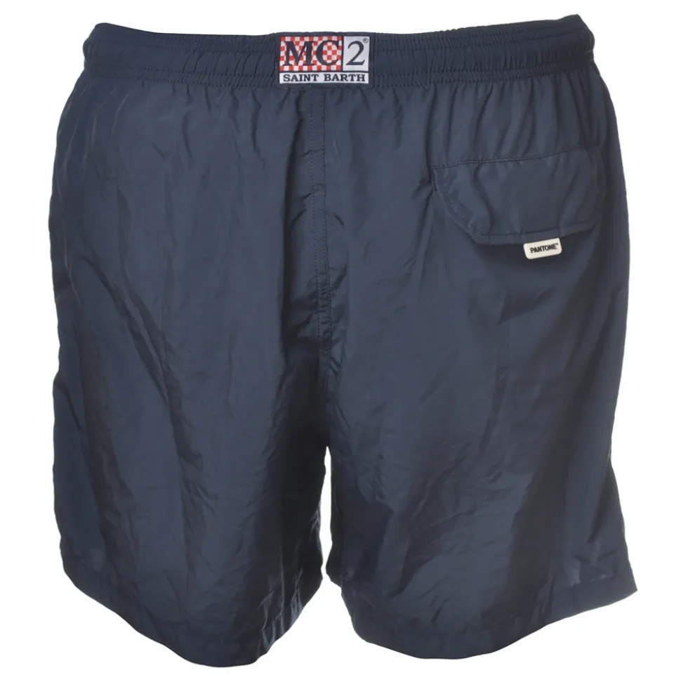 MC2 Saint Barth - Boxer Swimsuit - Blue - Luxury Exclusive Collection - Avvenice