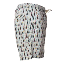 MC2 Saint Barth - Boxer Swimsuit Bellavista - White Pattern - Luxury Exclusive Collection - Avvenice