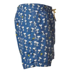 MC2 Saint Barth - Boxer Swimsuit Snoopy - Blue Pattern - Luxury Exclusive Collection - Avvenice