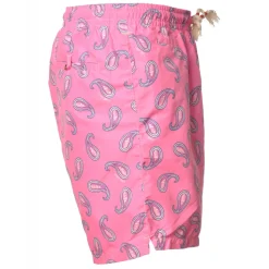 MC2 Saint Barth - Boxer Swimsuit in Cashmere Pattern - Fuxia - Luxury Exclusive Collection - Avvenice