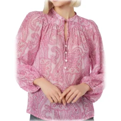 MC2 Saint Barth - Cashmere Fantasy Oversized Shirt - Pink - Luxury Exclusive Collection - Avvenice