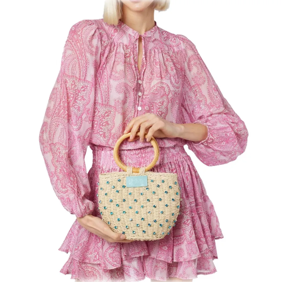 MC2 Saint Barth - Cashmere Fantasy Oversized Shirt - Pink - Luxury Exclusive Collection - Avvenice