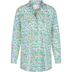 MC2 Saint Barth - Classic Shirt with Floral Print - Aqua Green - Luxury Exclusive Collection - Avvenice