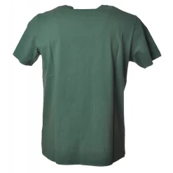 MC2 Saint Barth - Crewneck T-Shirt with St. Barth Ca$h Mere Only Print - Green - Luxury Exclusive Collection - Avvenice