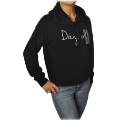 MC2 Saint Barth - Hoodie Day Off - Black - Luxury Exclusive Collection - Avvenice