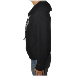 MC2 Saint Barth - Hoodie Day Off - Black - Luxury Exclusive Collection - Avvenice