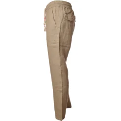 MC2 Saint Barth - Jogger Trouser in Linen - Beige - Luxury Exclusive Collection - Avvenice