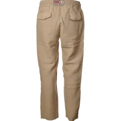 MC2 Saint Barth - Jogger Trouser in Linen - Beige - Luxury Exclusive Collection - Avvenice