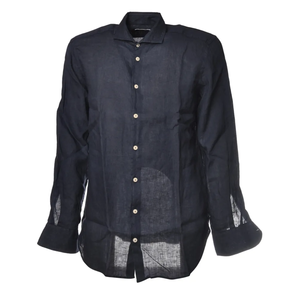 MC2 Saint Barth - Linen Shirt - Blue - Luxury Exclusive Collection - Avvenice