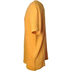 MC2 Saint Barth - Linen T-Shirt with Pocket - Yellow Mustard - Luxury Exclusive Collection - Avvenice