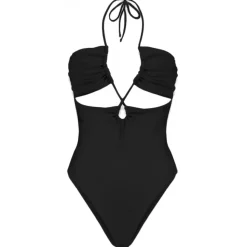 MC2 Saint Barth - One-Piece Swimming Costume with Cut-Out Details - Black - Luxury Exclusive Collection - Avvenice