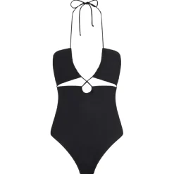 MC2 Saint Barth - One-Piece Swimming Costume with Cut-Out Details - Black - Luxury Exclusive Collection - Avvenice