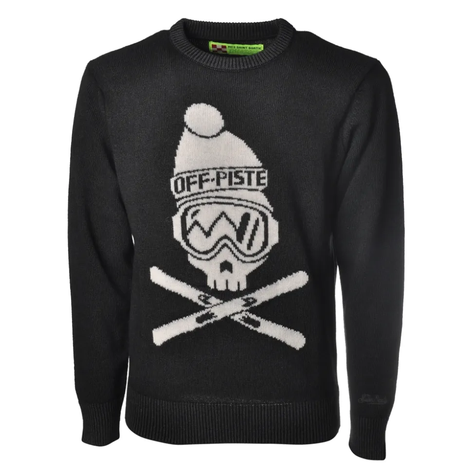MC2 Saint Barth - Pullover Ramsey - Black - Luxury Exclusive Collection - Avvenice