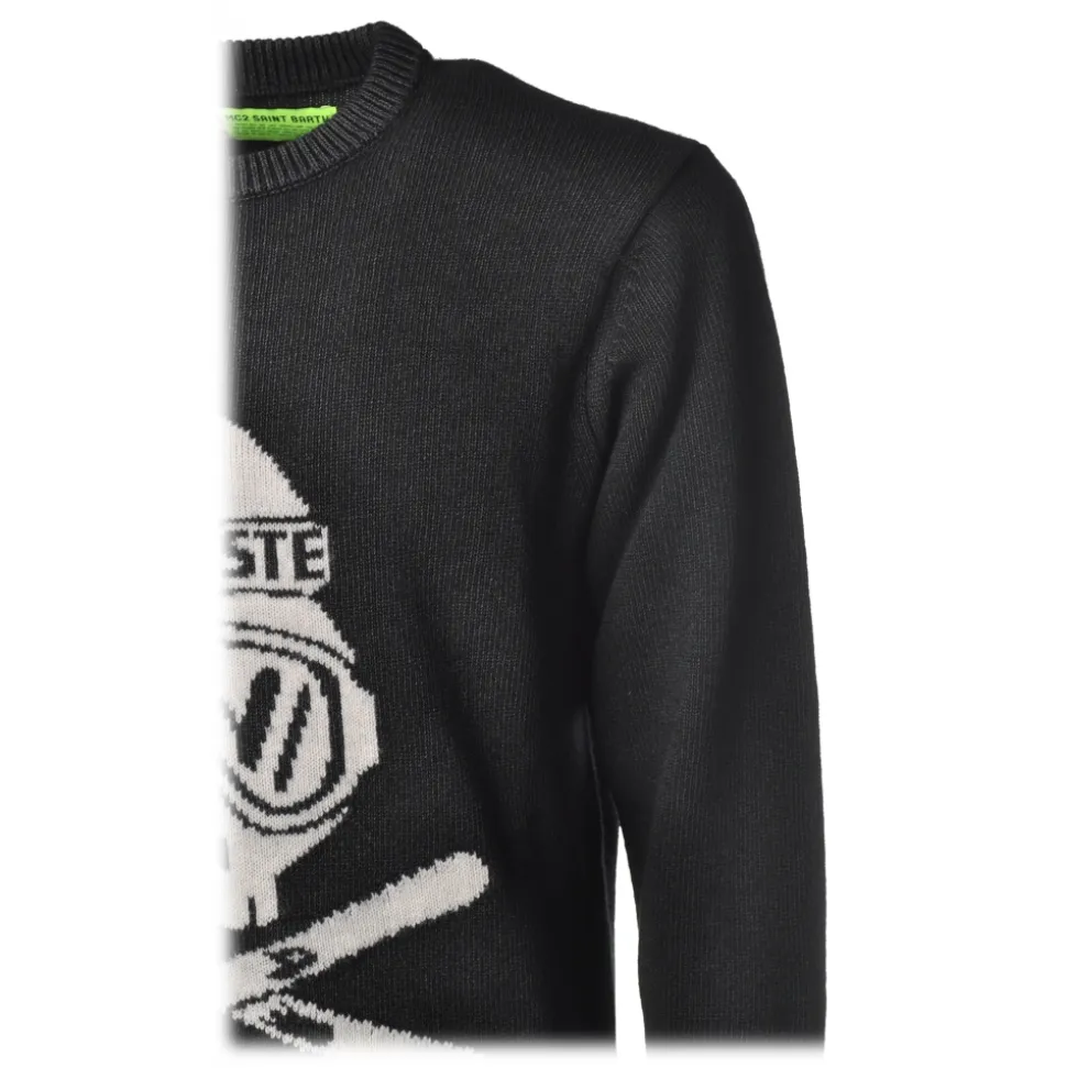 MC2 Saint Barth - Pullover Ramsey - Black - Luxury Exclusive Collection - Avvenice