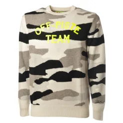 MC2 Saint Barth - Pullover Heron Snow Camo Opt - Military Pattern - Luxury Exclusive Collection - Avvenice