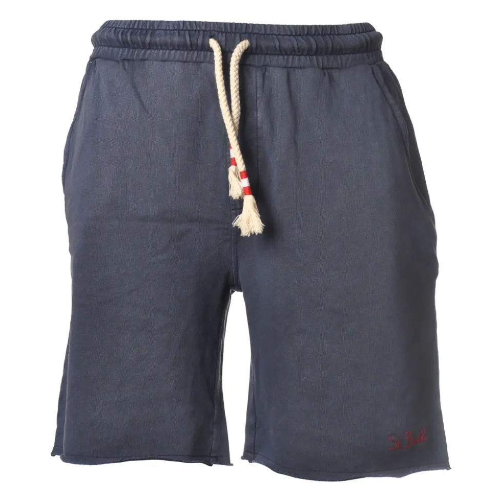 MC2 Saint Barth - Randlef Fade 61 Bermuda - Blue - Luxury Exclusive Collection - Avvenice