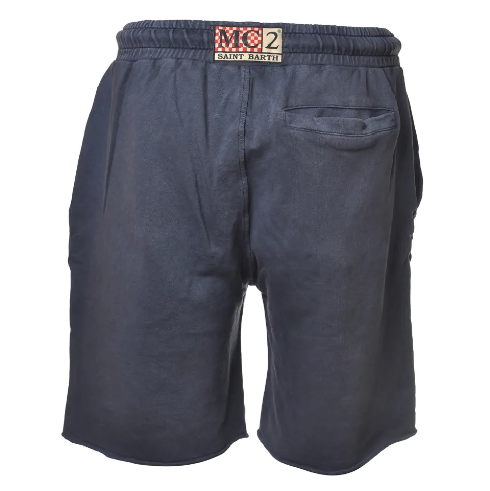 MC2 Saint Barth - Randlef Fade 61 Bermuda - Blue - Luxury Exclusive Collection - Avvenice