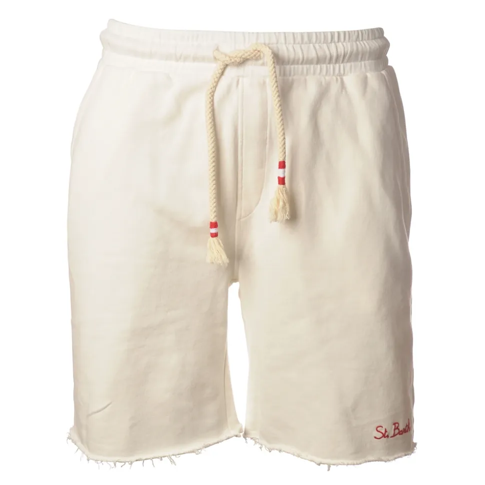MC2 Saint Barth - Randlef Fade 01 Bermuda - White - Luxury Exclusive Collection - Avvenice