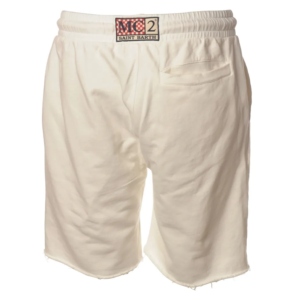 MC2 Saint Barth - Randlef Fade 01 Bermuda - White - Luxury Exclusive Collection - Avvenice