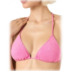 MC2 Saint Barth - Sponge Triangle Swimsuit Top - Pink - Luxury Exclusive Collection - Avvenice