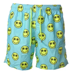 MC2 Saint Barth - Swimsuit Gustavia Palm Smile 56 - Turquoise Pattern - Luxury Exclusive Collection - Avvenice