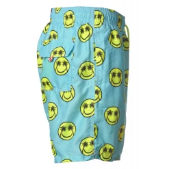 MC2 Saint Barth - Swimsuit Gustavia Palm Smile 56 - Turquoise Pattern - Luxury Exclusive Collection - Avvenice