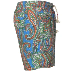 MC2 Saint Barth - Swimsuit in Multicolor Cashmere Pattern - Light Blue - Luxury Exclusive Collection - Avvenice