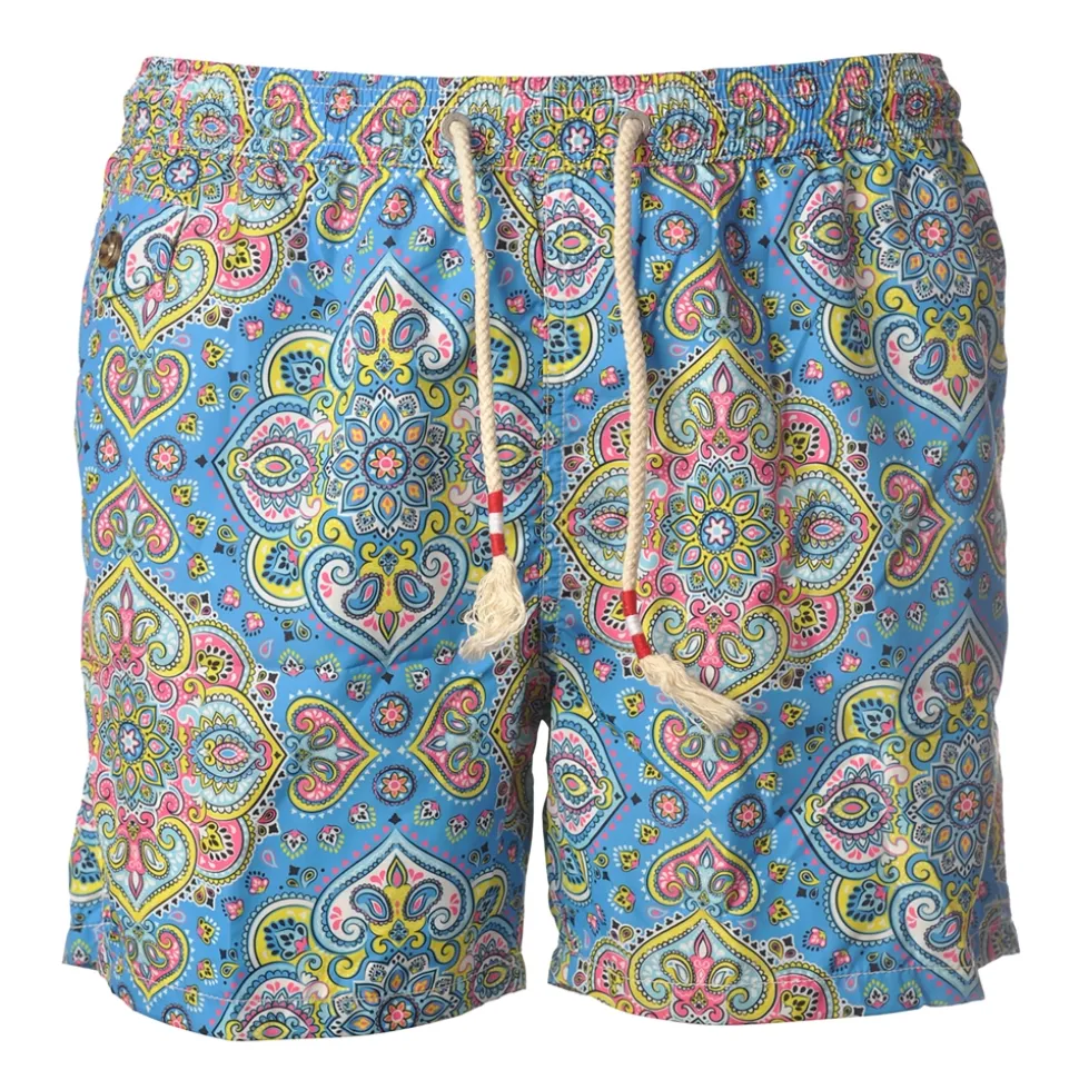 MC2 Saint Barth - Swimsuit Lighting 70 Mahal 17 - Light Blue Pattern - Luxury Exclusive Collection - Avvenice