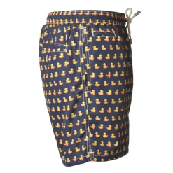 MC2 Saint Barth - Swimsuit Lighting Microfantasy Ducks - Blue Pattern - Luxury Exclusive Collection - Avvenice