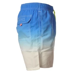 MC2 Saint Barth - Swimsuit Gustavia Emb Color Shades - White/Light Blue - Luxury Exclusive Collection - Avvenice