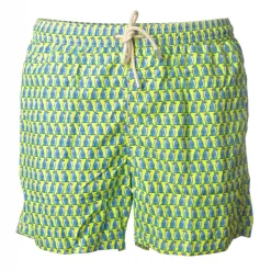 MC2 Saint Barth - Swimsuit Lighting Microfantasy Penguins - Yellow Pattern - Luxury Exclusive Collection - Avvenice